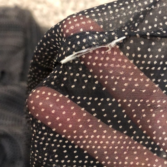 Theory Black Sheer Blouse - Picture 7 of 10